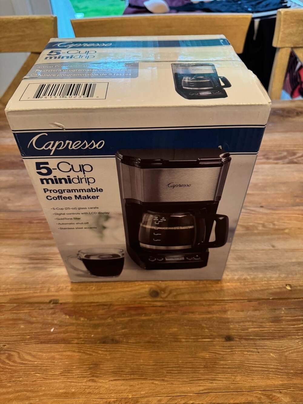 Capresso 5-Cup MiniDrip Programmable Coffee Maker Model 426.05